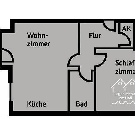 Apartamento Lagunenstadt Am Haff - 157 Haffblick